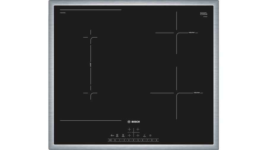 Bosch PVS645FB5E Induktionskochfeld Edelstahl 60cm autark