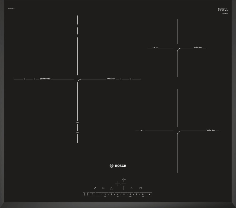 Bosch PID651FC1E Induktionskochfeld Facette autark 60cm