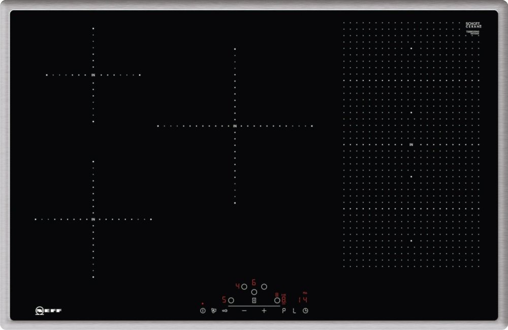 Neff T58BD20N0 (TBD 5820 N) Induktionskochfeld Edelstahl 80cm autark