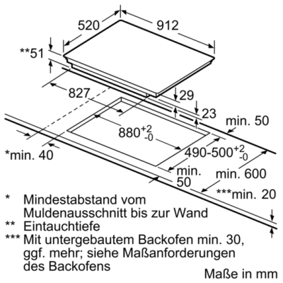 Siemens EX975LVV1E Induktionskochfeld 90cm Faecette autark 