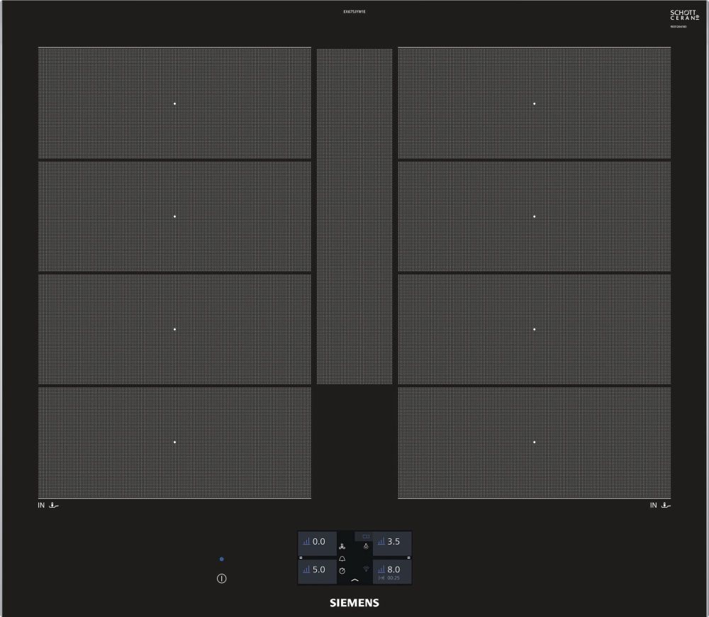 Siemens EX675JYW1E Induktionskochfeld HomeConnect Vario 60cm autark