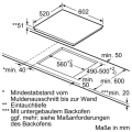 Siemens EX675LXC1E Induktionskochfeld Facette 60cm autark