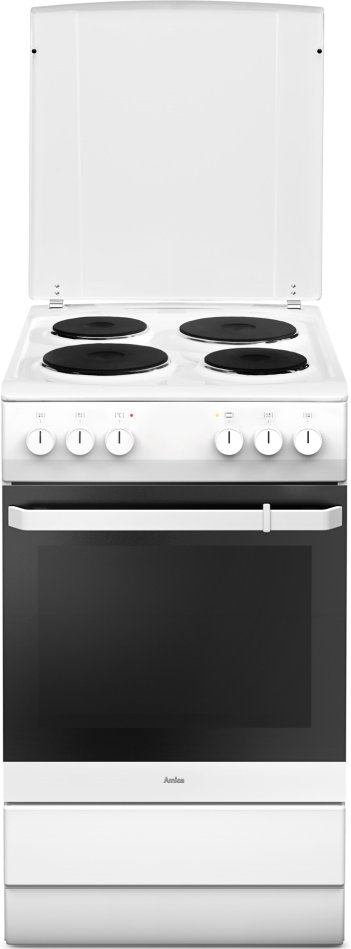 Amica SHE 11544 W Standherd Massekochfeld weiß EEK:A