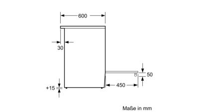 HKR39C250 Glaskeramik EEK:A 60cm Standherd Bosch edelstahl