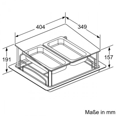 Siemens HZ24D300 System-Dampfgarer