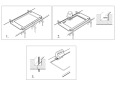 Siemens HZ395601 Schablone für Einbaurahmen 60cm