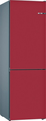 Bosch KVN39IEEA Kühl-Gefrierkombination himbeere EEK:E