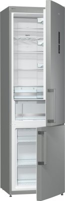 Gorenje NRK6202AXL4 Kühl-Gefrierkombination silber EEK:E