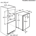 AEG SKB688E1AF Einbau-Kühlschrank Festtür EEK:E