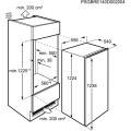 AEG SFB612F1AF Einbau-Kühlschrank Festtür EEK:F