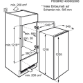 AEG SKB512E1AS Einbau-Kühlschrank Schlepptür EEK:E