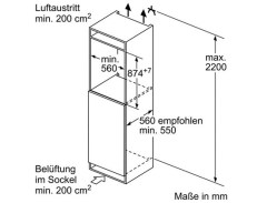 Bosch KIL22VFE0 Einbau-Kühlschrank EEK:E