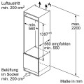 Bosch KIF52AFF0 Einbau-Kühlschrank EEK:F