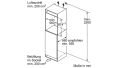 Siemens KI21RVFE0 Einbau-Kühlschrank Flachscharnier 88cm EEK:E