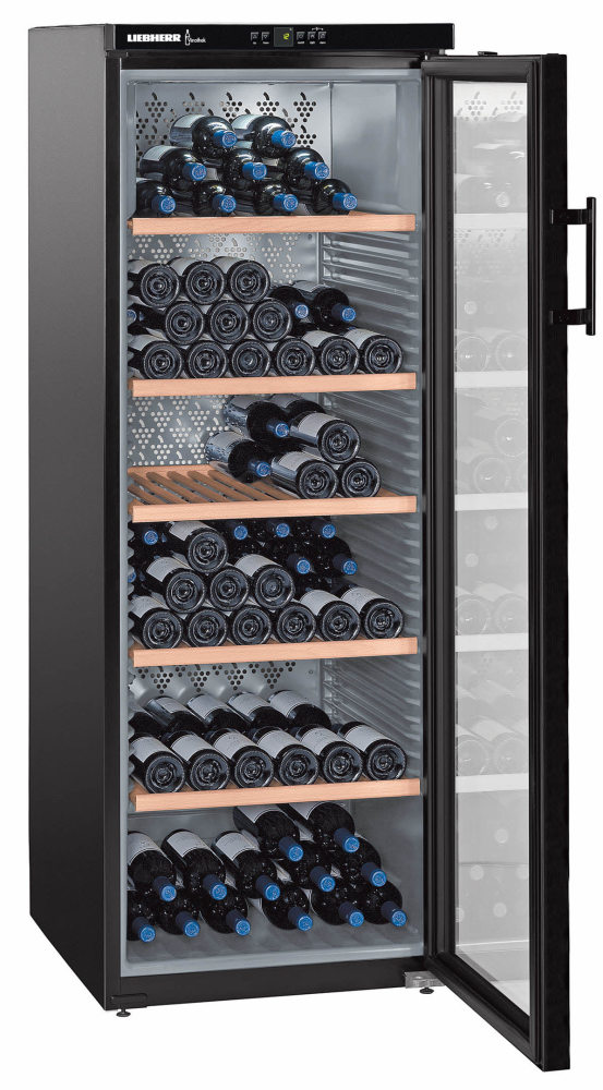 Liebherr WKb 4212 Vinothek Weinklimaschrank schwarz EEK:G Liebherr WKb 4212 Vinothek Weinklimaschrank schwarz EEK:G