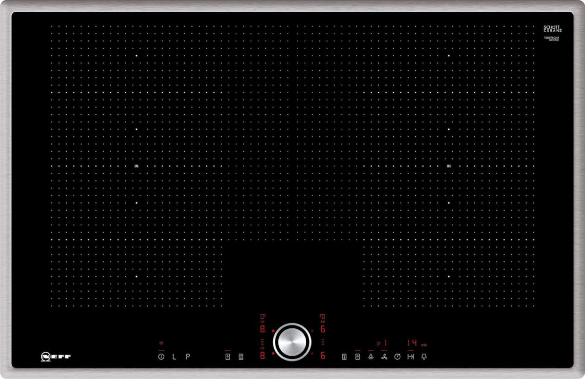 Neff T68BT6QN2 ( TBT686QN ) Induktionskochfeld schwarz Edelstahlt 80cm autark