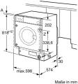 Bosch WIW28443 Einbau-Waschmaschine 8kg EEK:C 