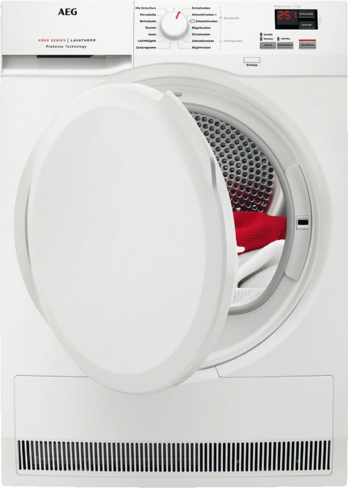 AEG T6DB40370 Kondensationstrockner weiß 7kg EEK:B AEG T6DB40370 Kondensationstrockner weiß 7kg EEK:B