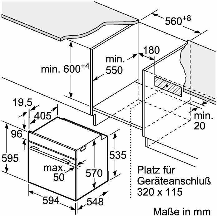 Neff XED442A Einbau-Herdset Glaskeramik Edelstahl 60cm