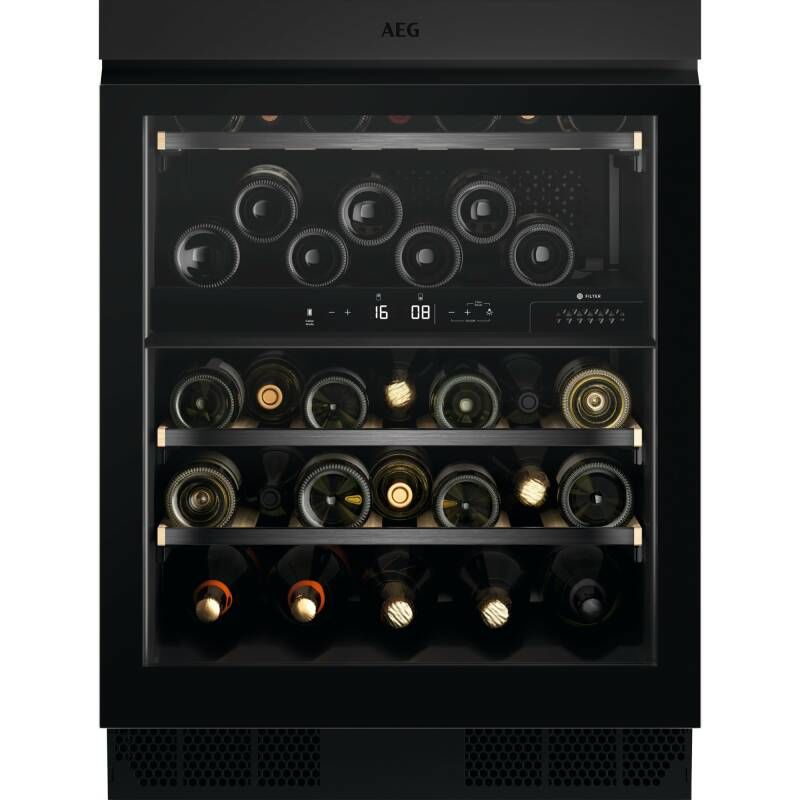 AEG AWUD040B8B Weinklimaschrank Black Matt Glass  EEG:G