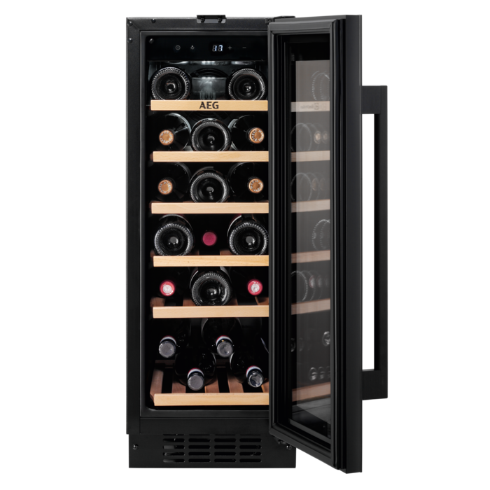 AEG AWUS020B5B Weintemperierschrank schwarz EEK:G