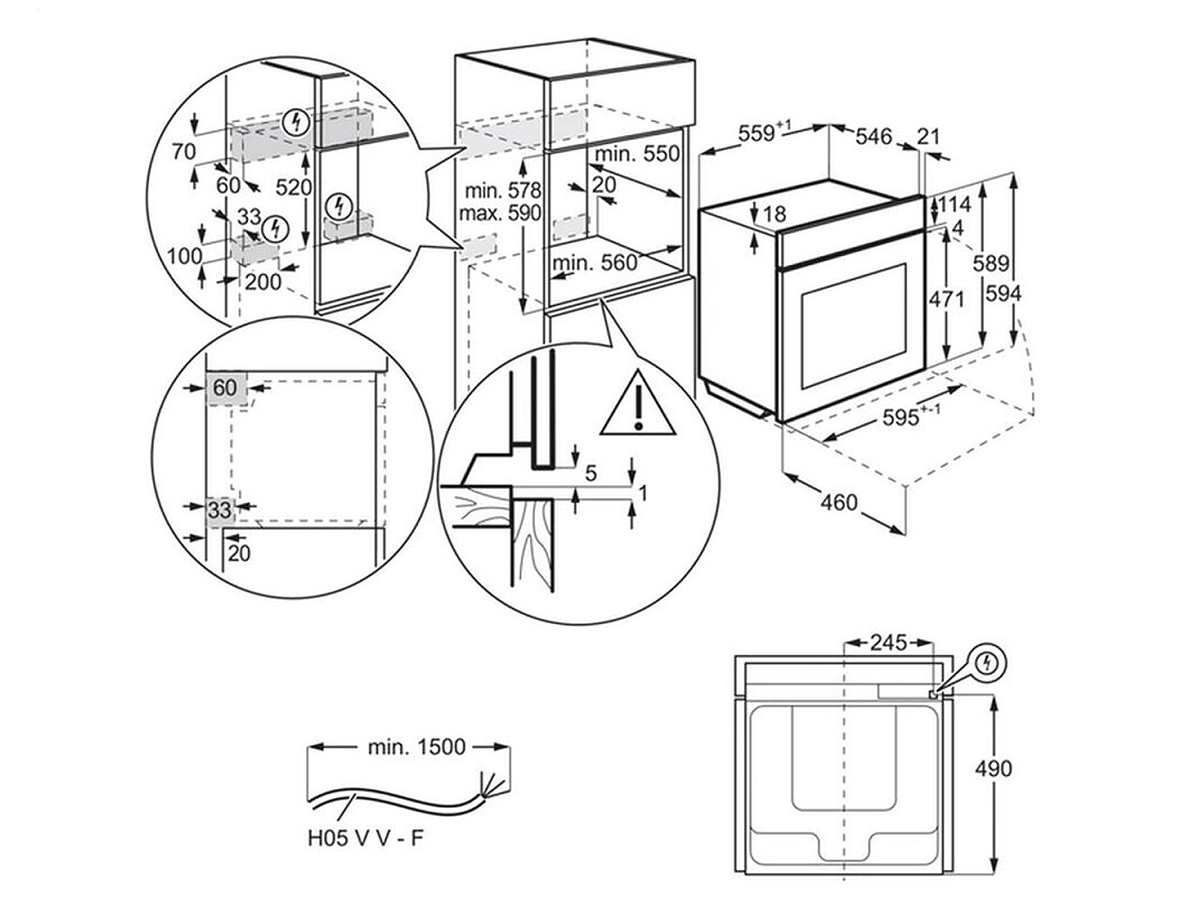 AEG BEK435060M Einbau-Backofen SurroundCook A+