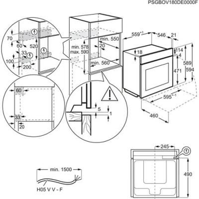 AEG BSS772280B Einbau-Backofen SteamCrisp Pyro schwaru EEK:A++