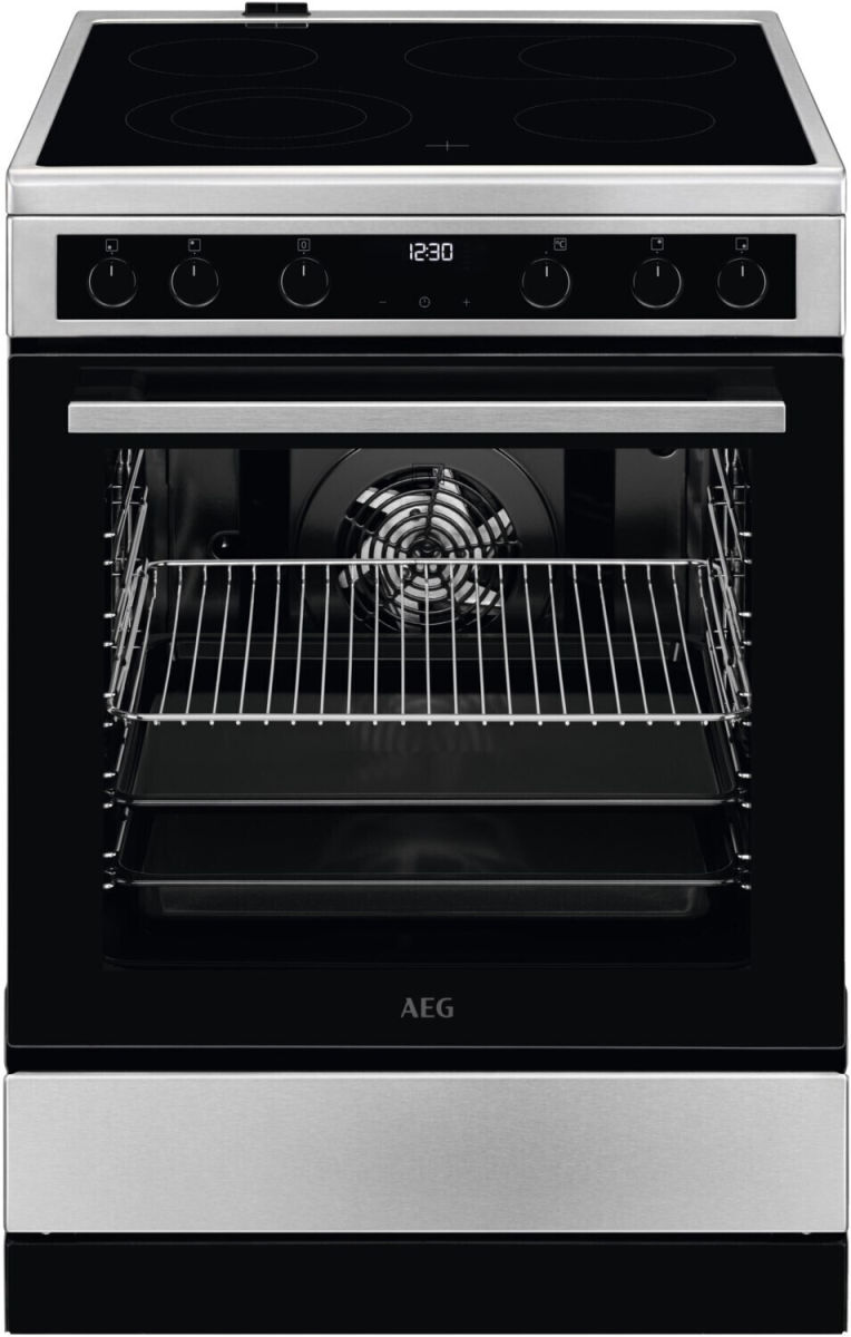 AEG CCB644FHBM Standherd Glaskeramik Edelstahl EEK:A