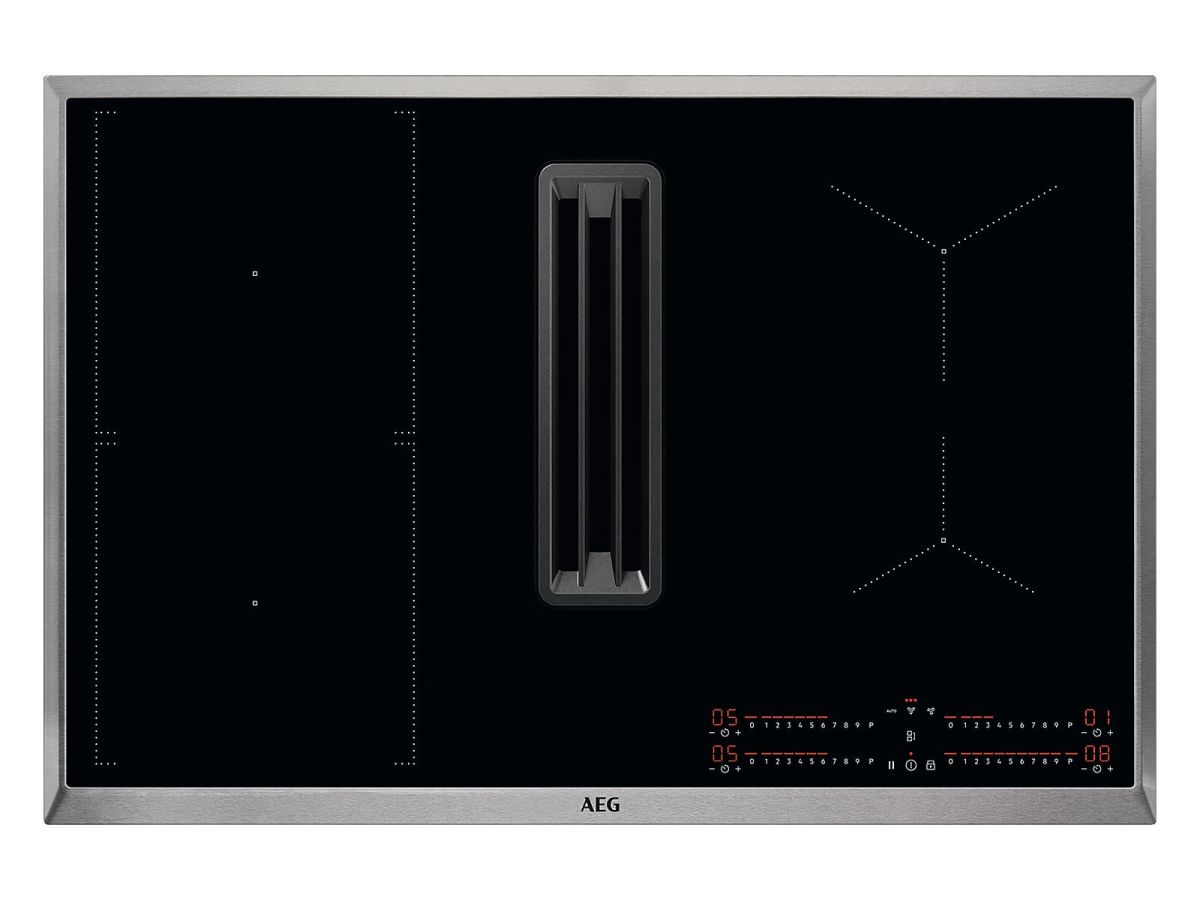 AEG CCE84543XB Induktion Muldenlüfter Umluft 80cm EEK:A+