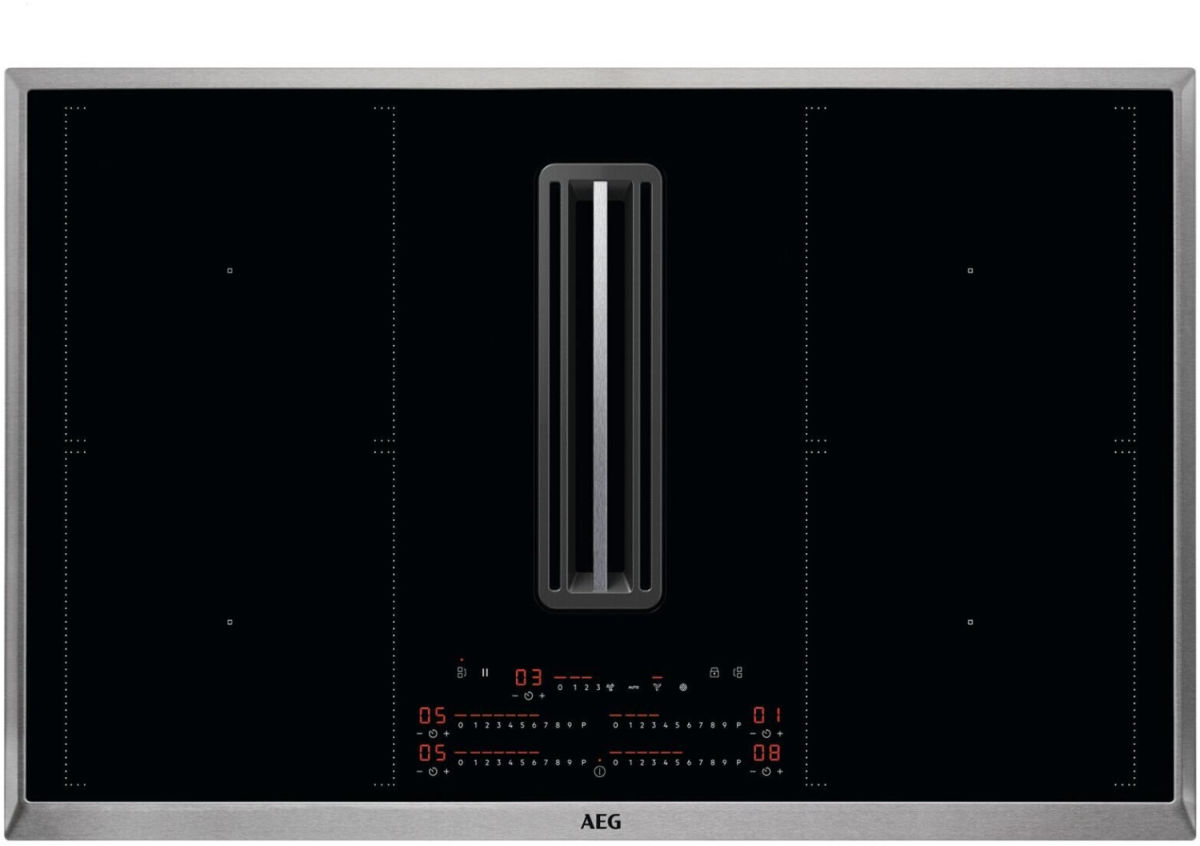 AEG CCE84751XB Induktion Muldenlüfter Umluft 80cm EEK:A+