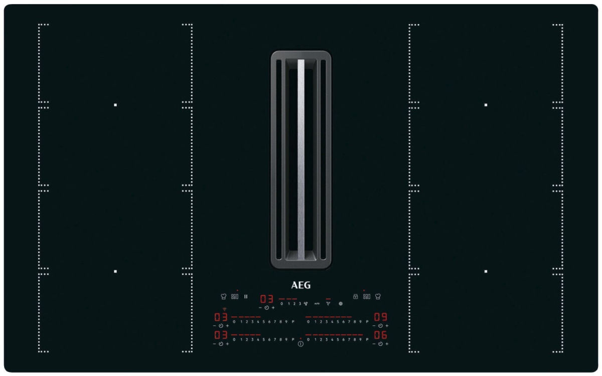 AEG CCE84779CB Induktion Muldenlüfter  WLAN Umluft EEK:A+