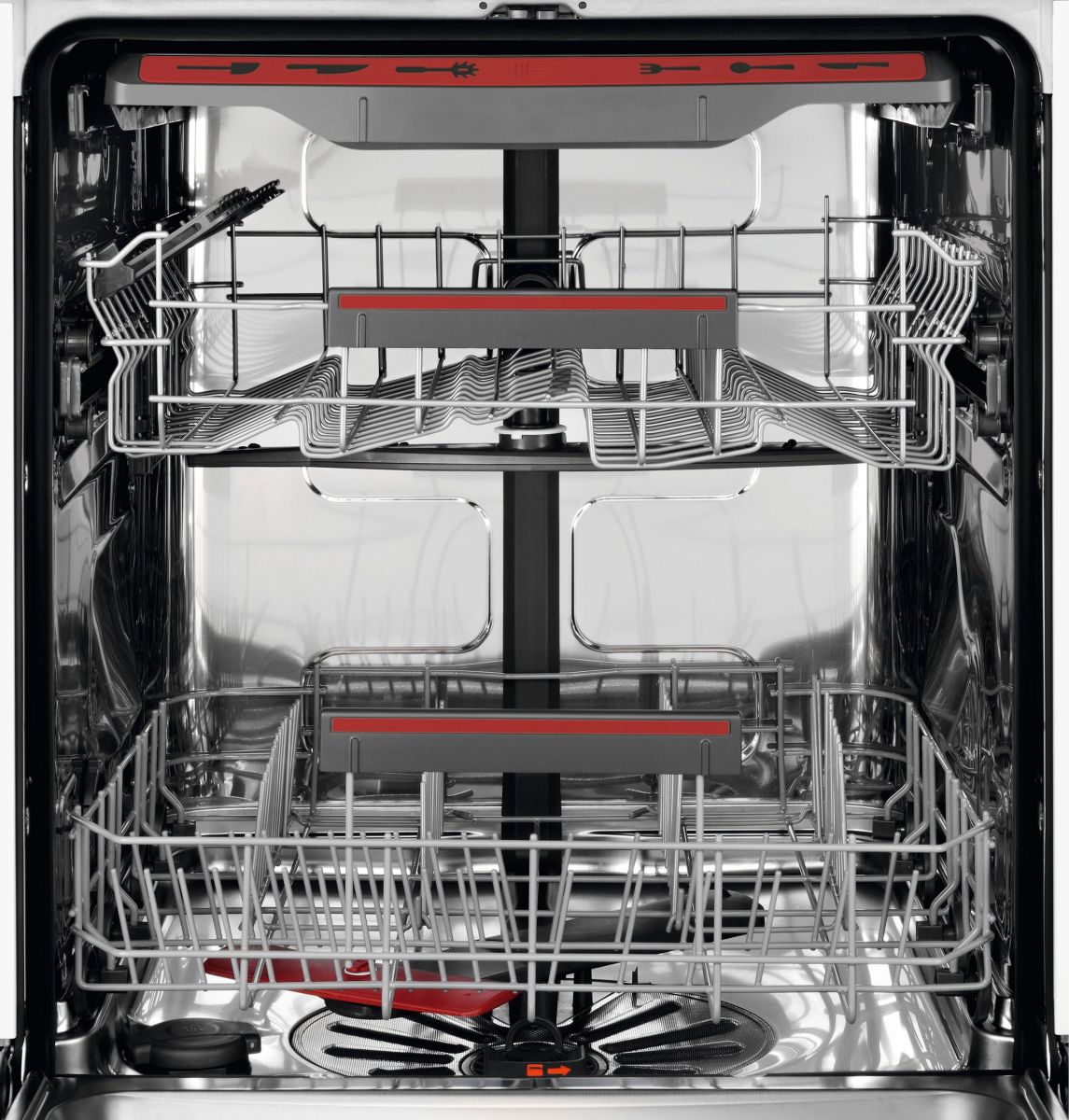 AEG FES5393AZM Einbau-Geschirrspüler integrierbar silber EEK:D