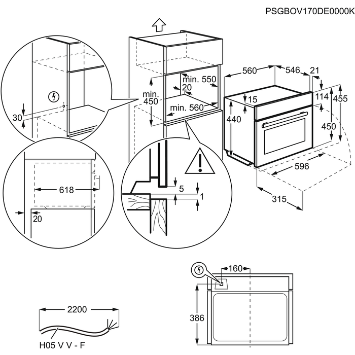 AEG KMK721880M Kompaktbackofen Mikrowelle Edelstahl