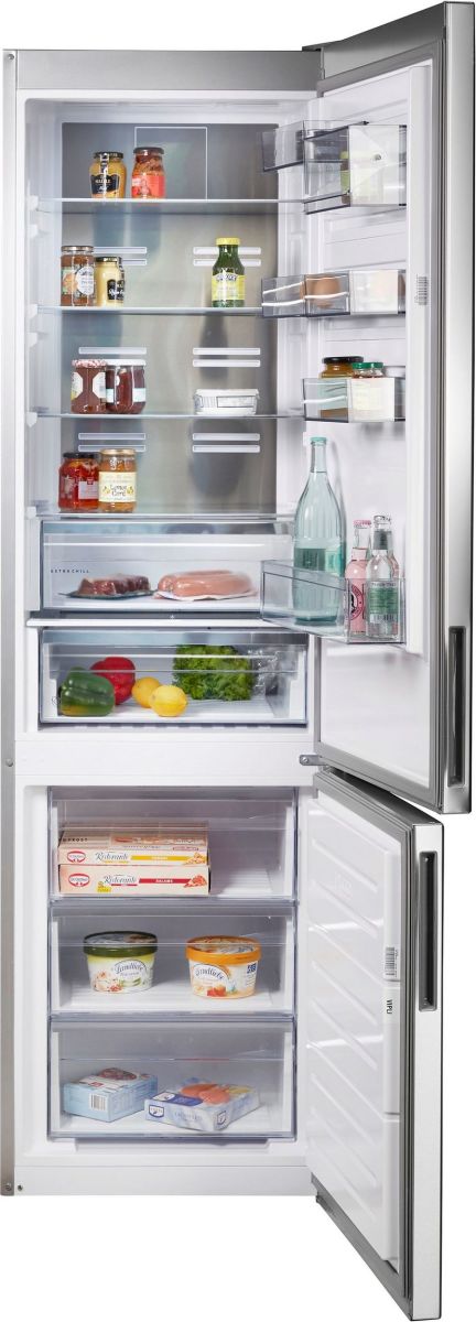 AEG RCB736D5MX Kühl-Gefrierkombination Edelstahl EEK:D