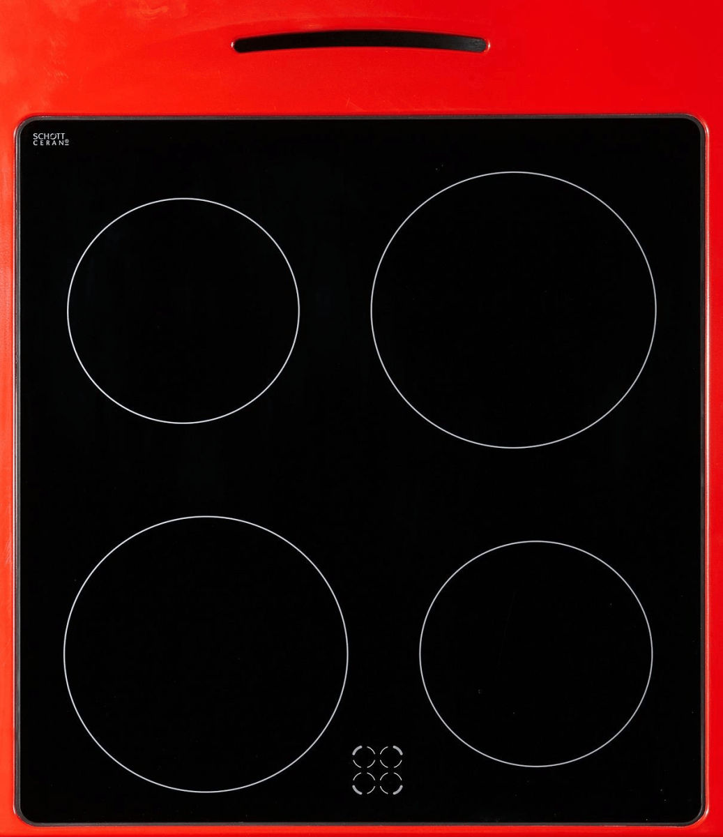 Amica SHC 11506 R Standhert Glaskeramik rot 50cm EEK:A