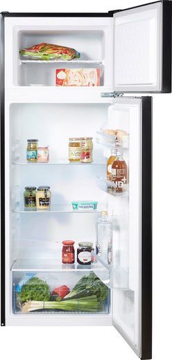 Amica DT 374 160 S Kühlgefrierkombination Edelstahl schwarz EEK:E