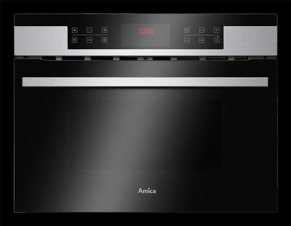 Amica EBC 841 600 E Kompaktbackofen mit Mikrowelle schwarz