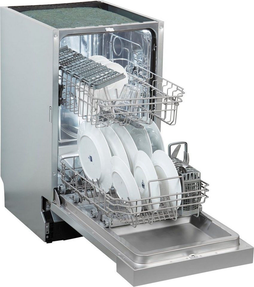 Amica EGSP 560 910-1 E Einbau-Geschirrspüler integrierbar Edelstahl EEK:E