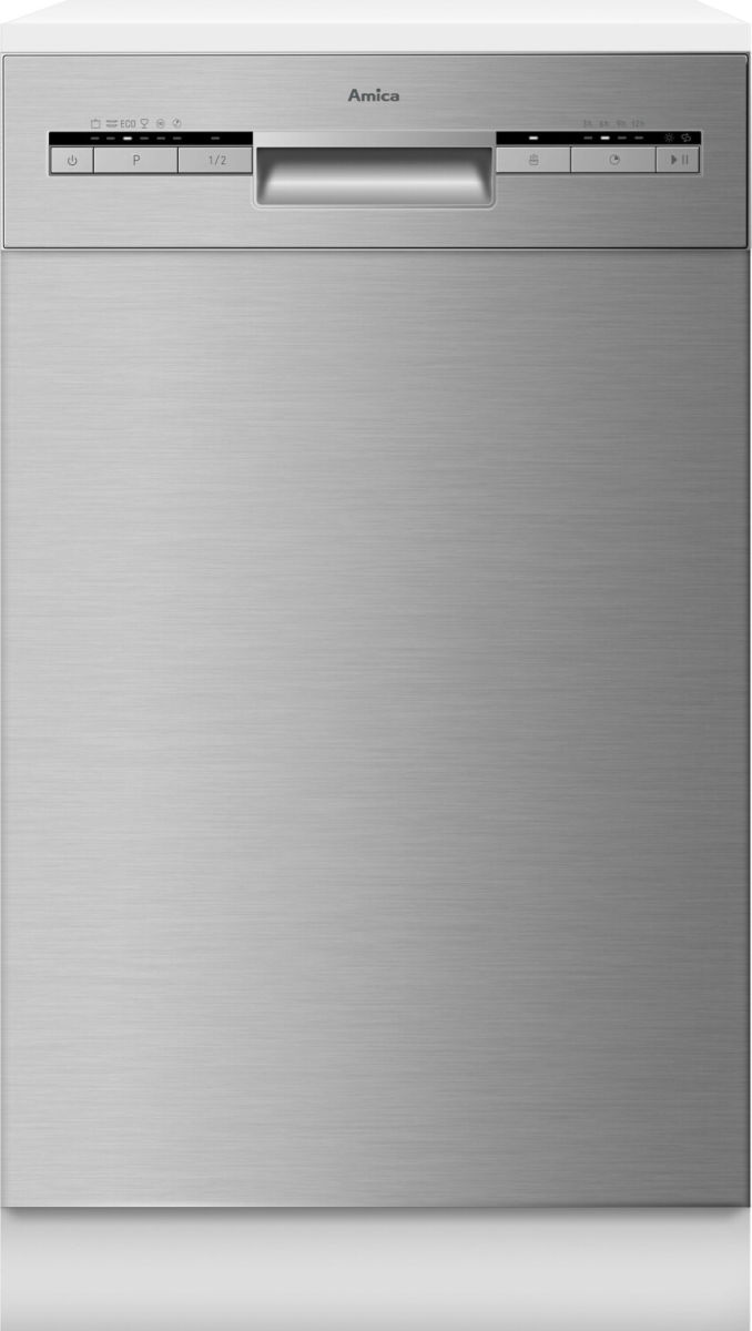 Amica EGSPU 500 911 E Unterbau-Geschirrspüler Edelstahl EEK:D
