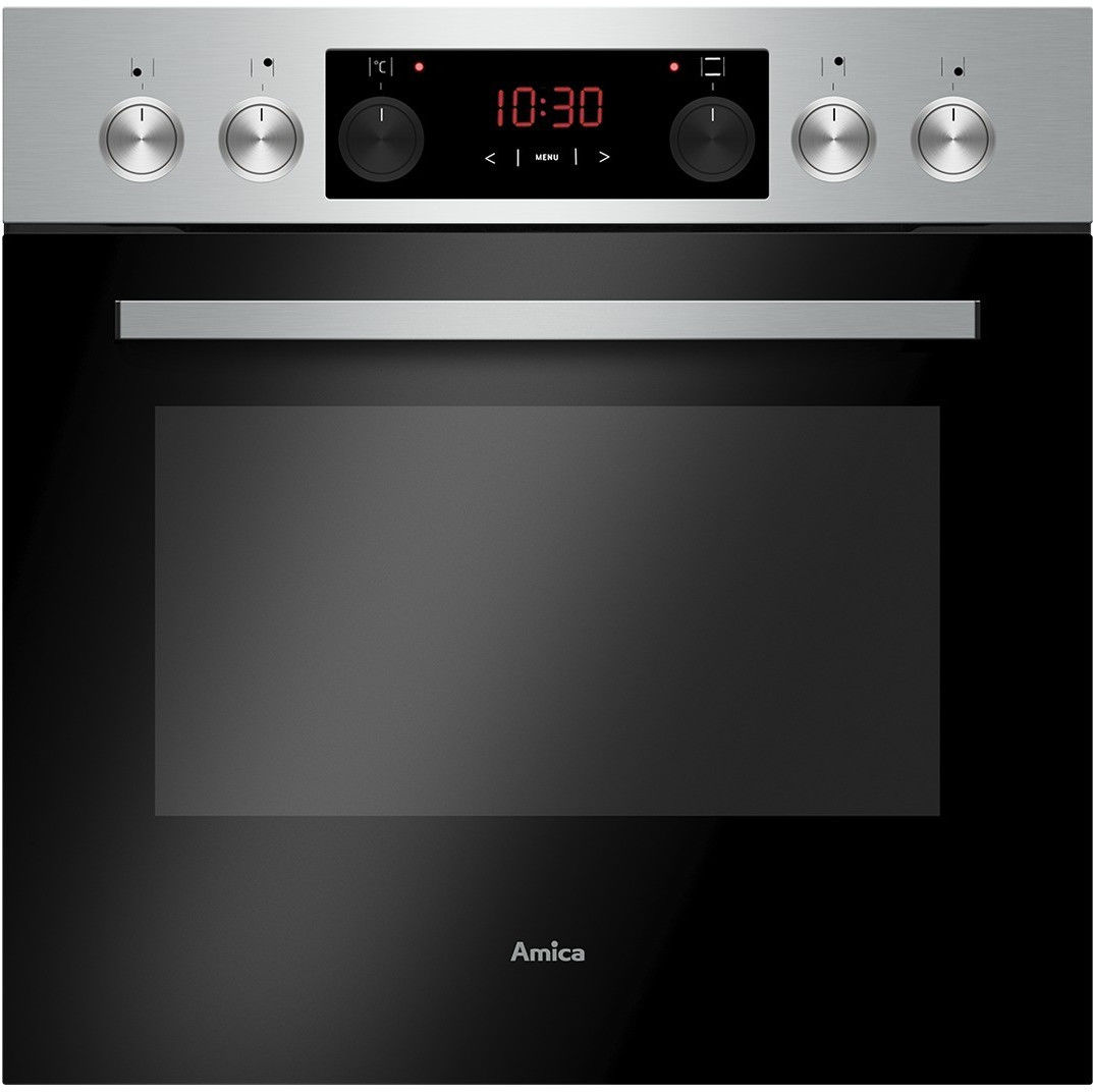 Amica EH 923 600 E Einbau-Herd Edelstahl SteamClean EEK:A