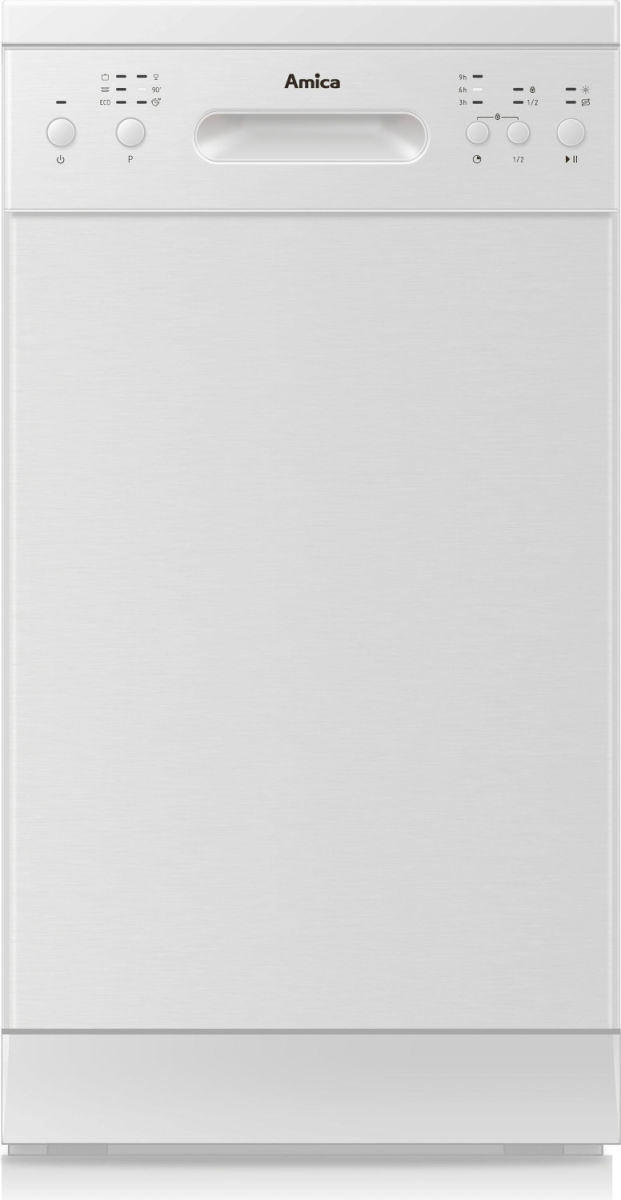 Amica GSP 530 910-1 W Standgeschirrspüler weiß EEK:E