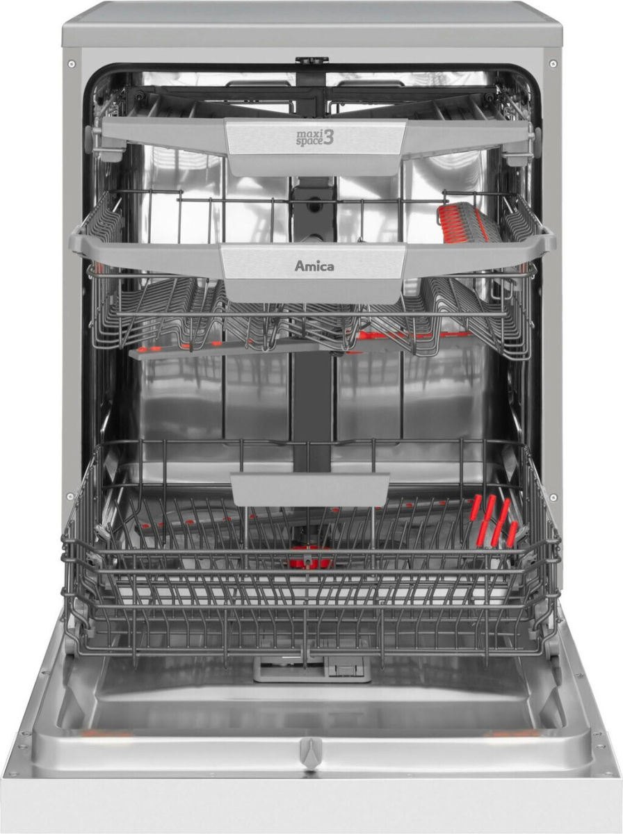 Amica GSP 540 110 E Geschirrspüler Edelstahl EEK:C