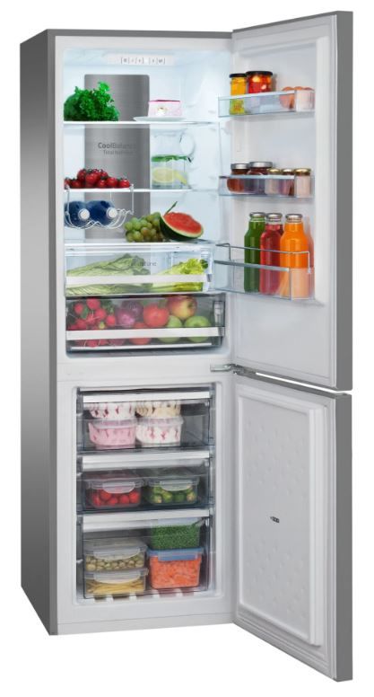 Amica KGCN 387 145 E Kühlgefrierkombi Edelstahloptik 170cm EEK:C