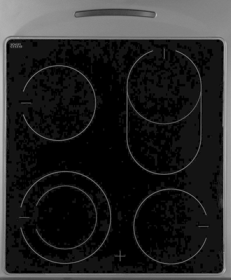 Amica SHC 11503 SM Standherd Glaskeramik schwarz 50cm EEK:A | Herde