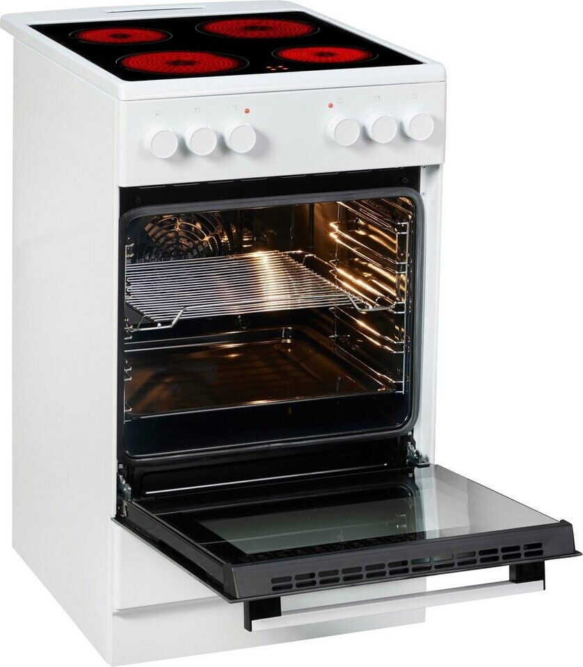 Amica SHC 903 031 W Standherd Glaskeramik schwarz/weiß EEK:A