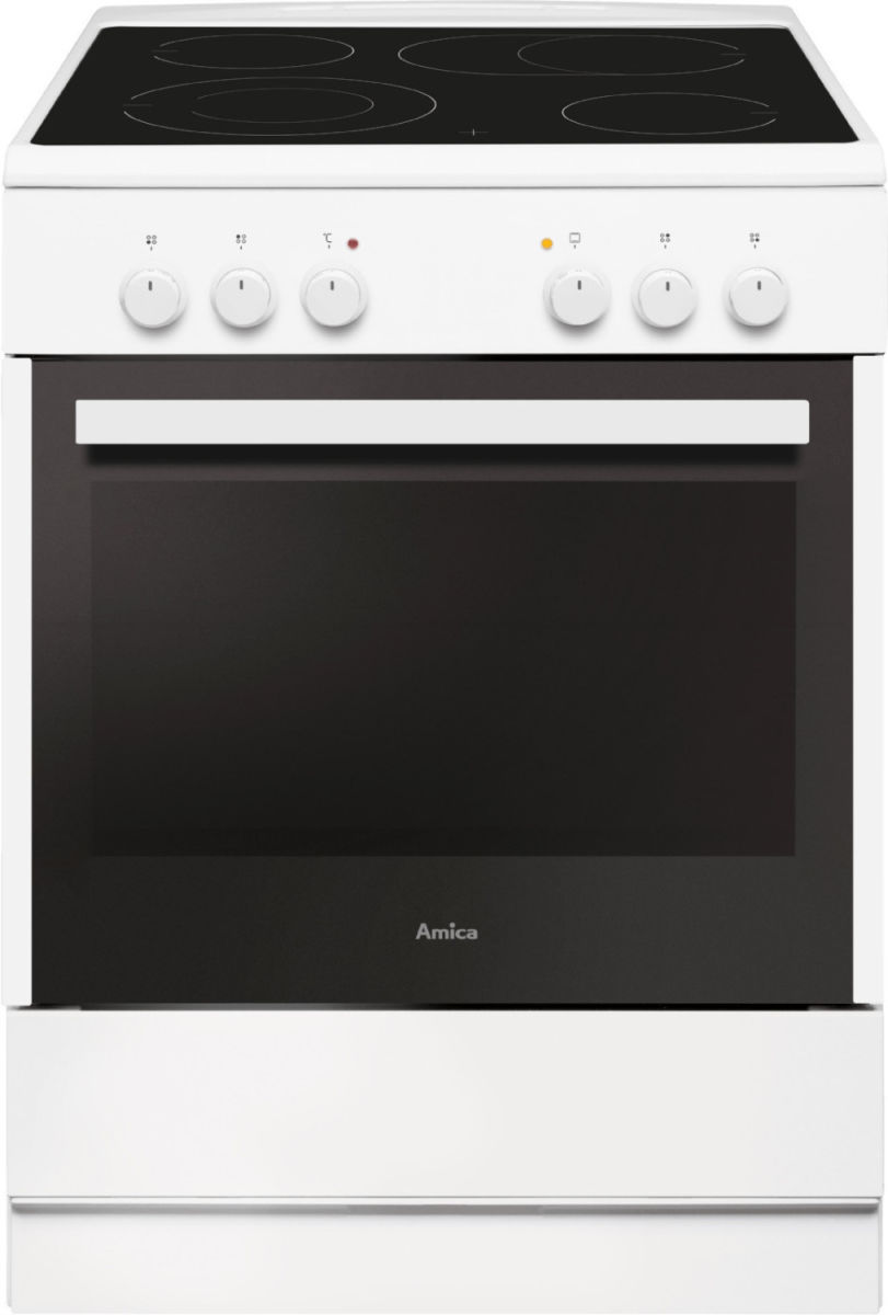 Amica SHC 914 111 W Standherd Glaskeramik weiß EEK:A