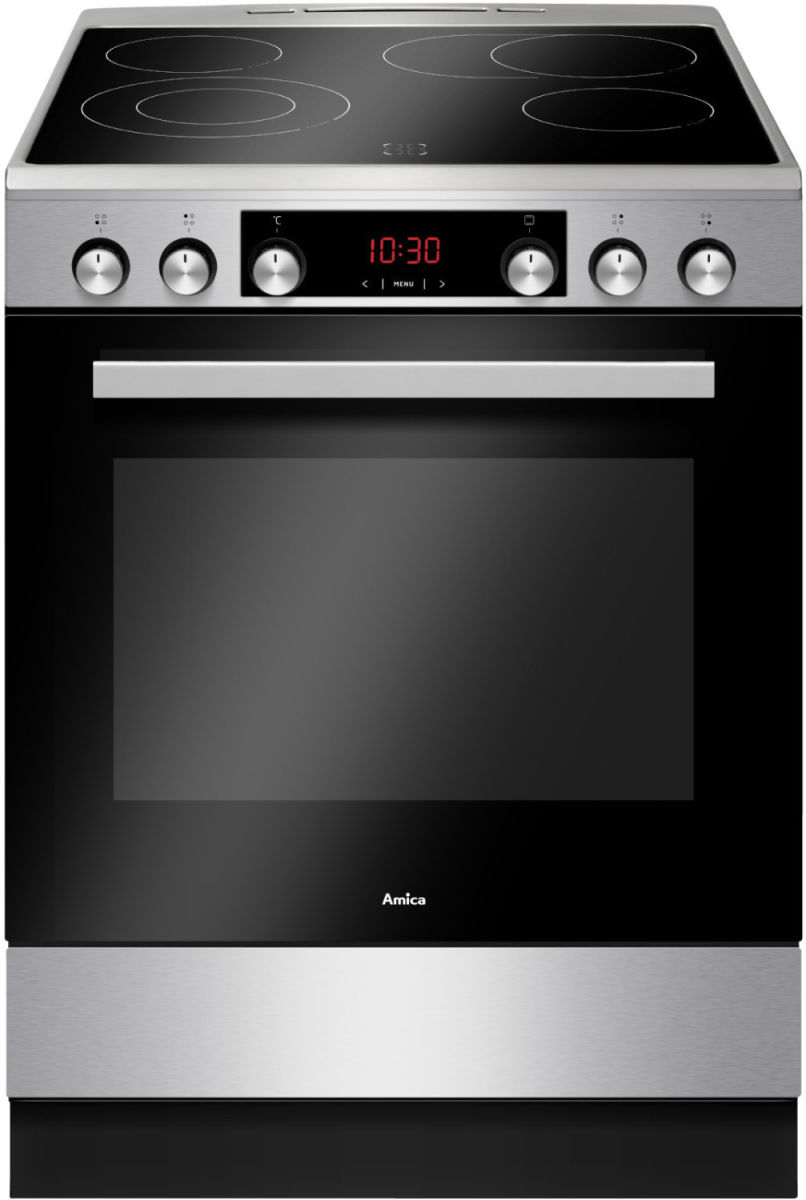 Amica SHCX 913 100 E Standherd Glaskeramik Edelstahl EEK:A