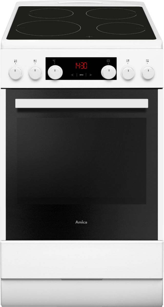 Amica SHI 905 100 W Standherd Induktion weiß 50cm EEK:A