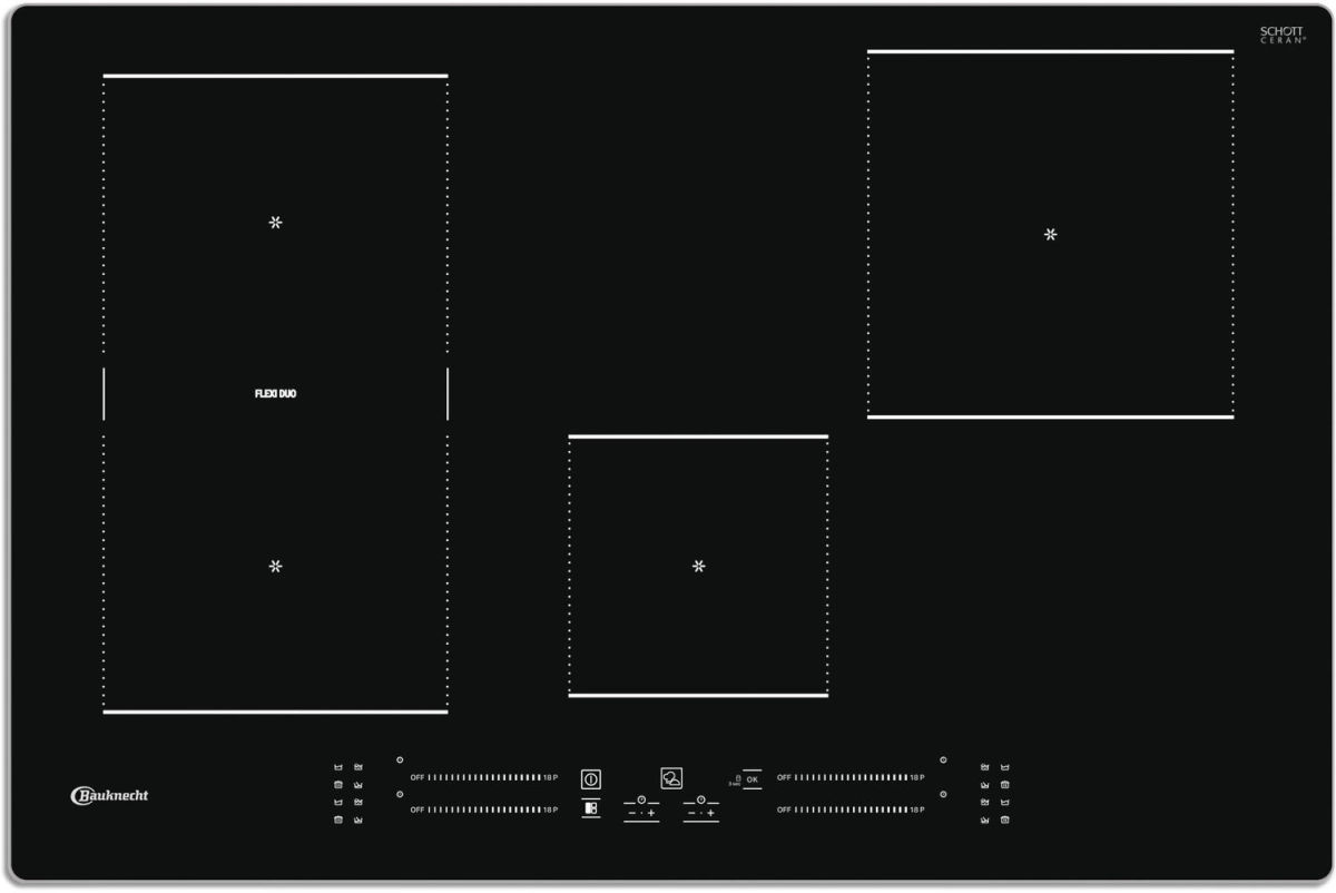 Bauknecht BS 2677C AL Induktionskochfeld Alurahmen autark 78cm