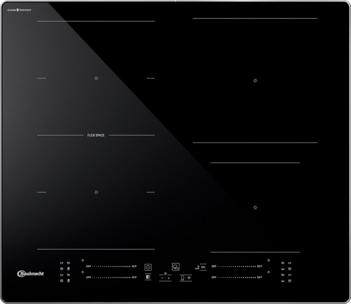Bauknecht BS 5860F CPAL Induktionskochfeld FlexiSpace Alurahmen autark 60cm